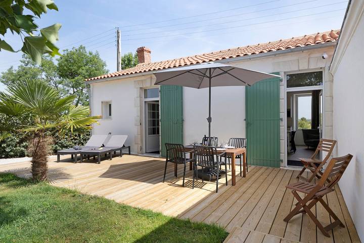 Maison de vacances pour 6 personnes, avec Jardin