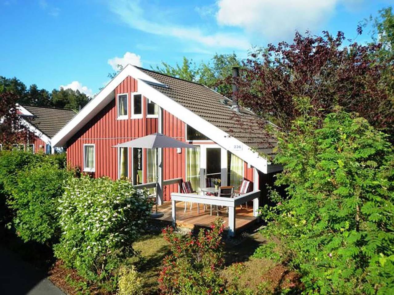 Wildgans 236 - Klassisches skandinavisches Ferienhaus für bis zu 6 Personen in Mirow, Mecklenburg-Strelitz