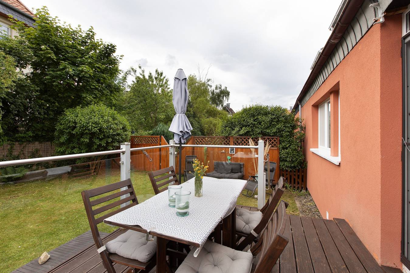 Ferienhaus 'Koch' mit Bergblick, privater Terrasse und Wlan in Bad Harzburg, Harzvorland