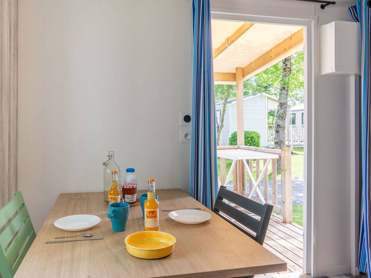 Mobilheim 20m² mit Terrasse in Tréguennec in Tréguennec, Côte de Cornouaille