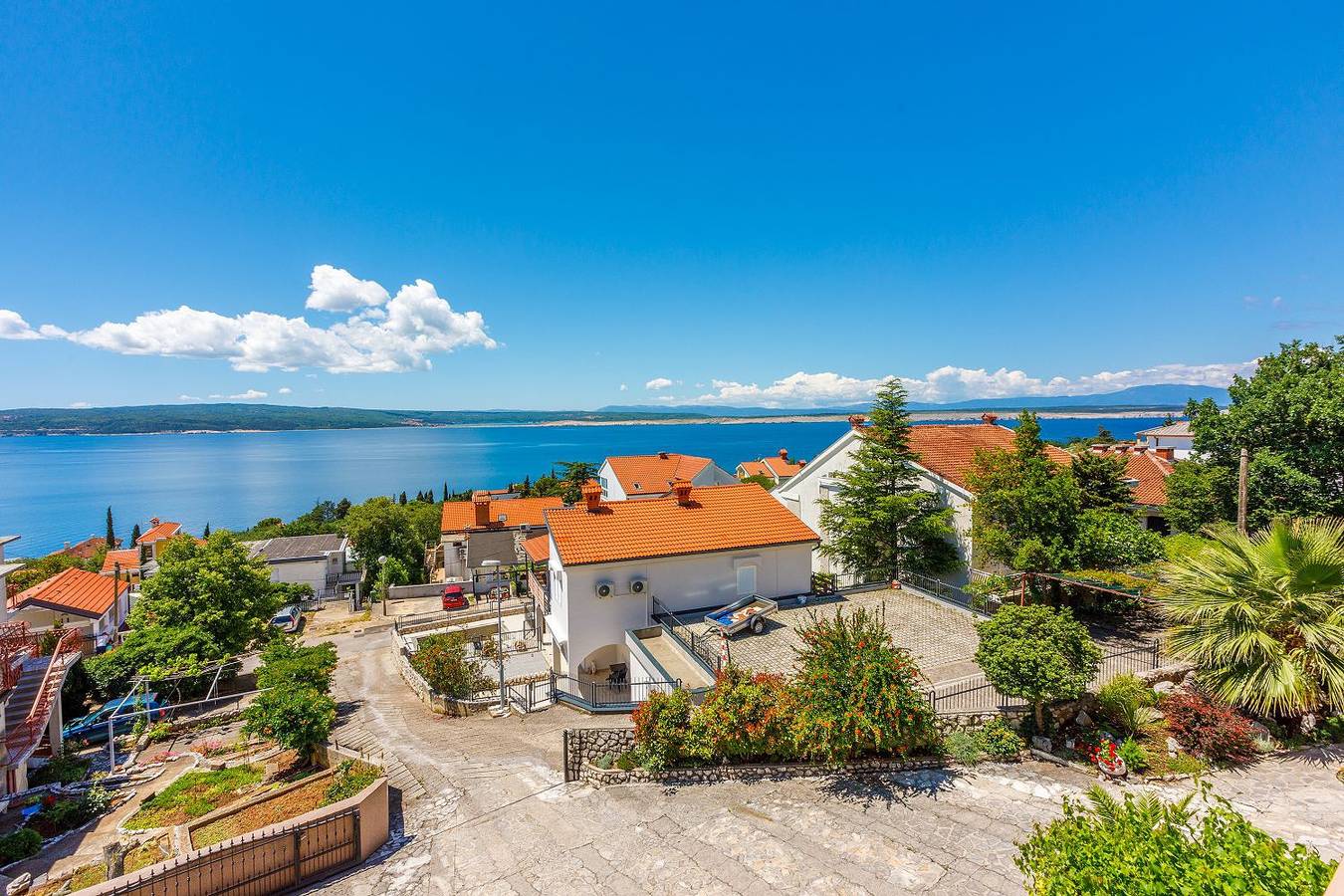 Geheel appartement, Vakantieappartement voor 2 personen met balkon in Dramalj, Primorje-Gorski Kotar