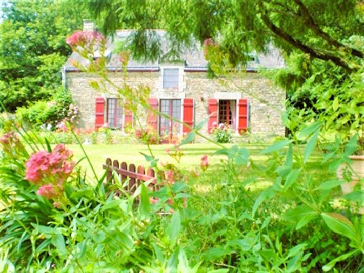Location de vacances pour 4 personnes, avec Terrasse ainsi que Jardin et Vue à Plaudren