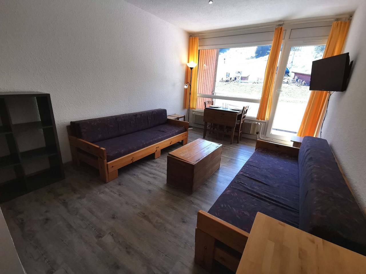 Ganzes Studio, Gemütliches Studio an der Piste mit Balkon, Tv und Skiraum in Prapoutel, Les Adrets