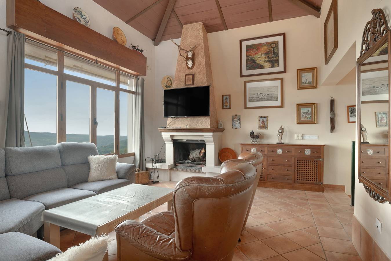 Ferienhaus 'El Mirador De La Luna' mit Seeblick, privatem Pool und Wlan in El Gastor, Pueblos Blancos