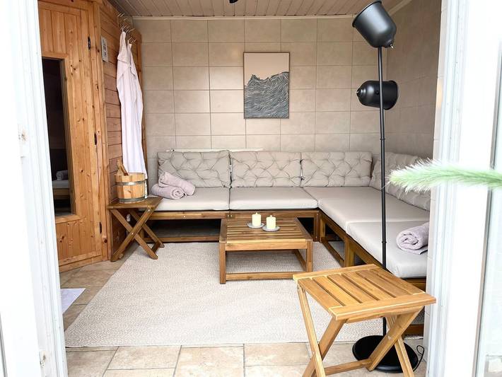 Ferienhaus für 10 Personen, mit Terrasse und Garten sowie Sauna und Ausblick in Hürup - 4