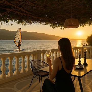 Cottage pour 6 personnes, avec jardin et vue, adapté aux familles dans Samos (Grèce)