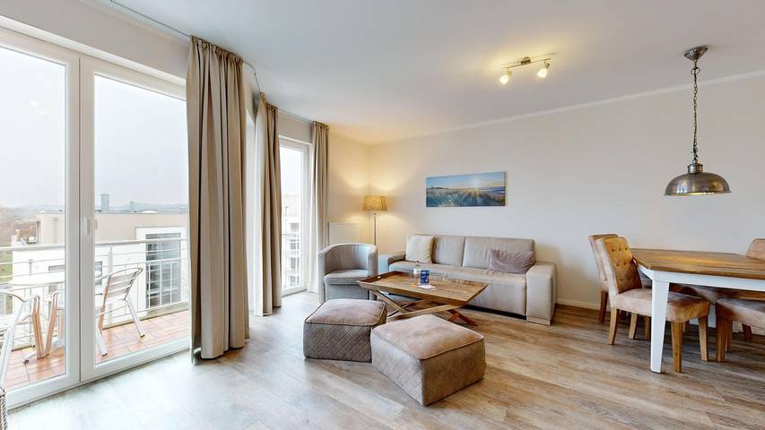 Apartamento entero, Moderne Ferienwohnung in Strandnähe mit Sauna, Fitnessraum und Fahrstuhl im Haus in Ostseebad Binz, Binz