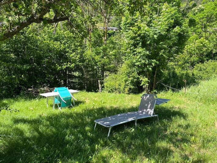 Tente pour 2 personnes, avec vue et jardin dans le Parc national du Mercantour - 4