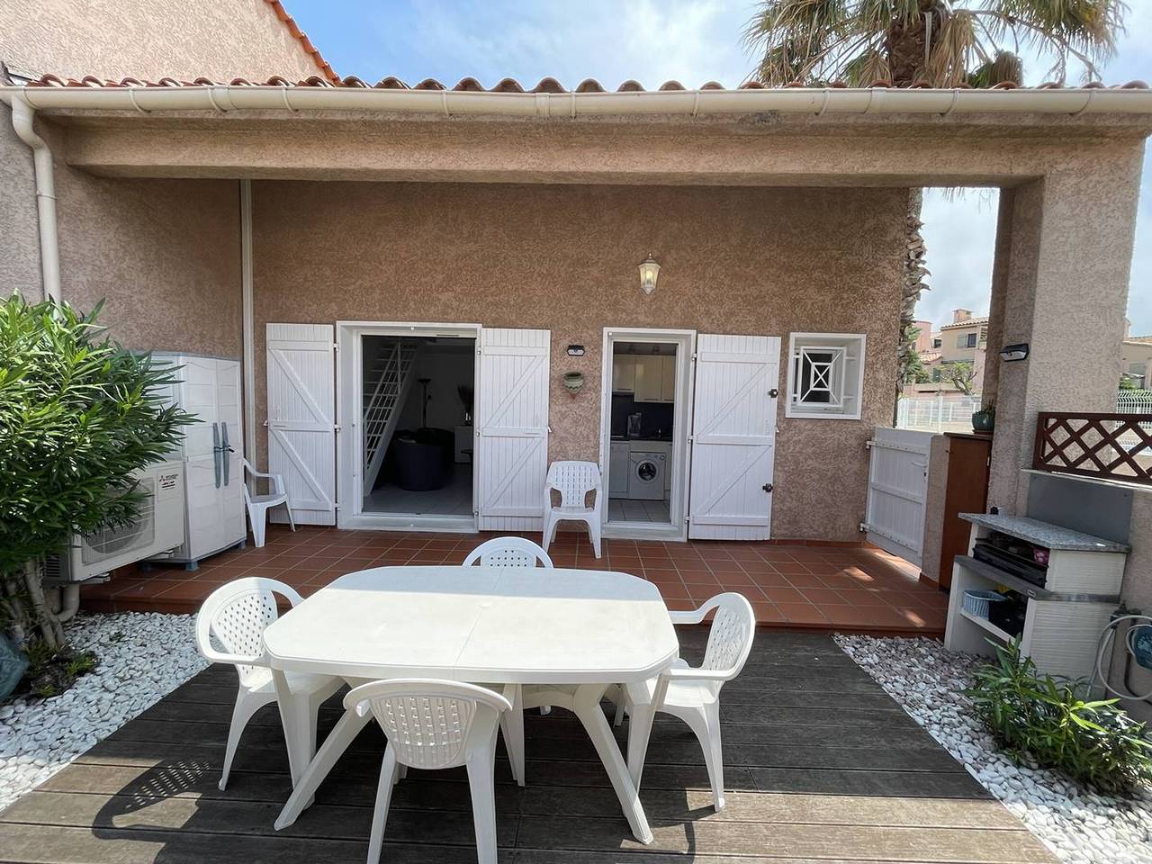 Villa 3 pièces mezzanine avec piscine, tennis, proche plage et port à Saint-Cyprien, 6 couchages in Saint-Cyprien-Plage, Saint-Cyprien