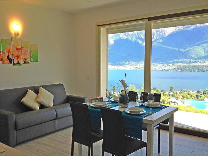 Ferienhaus für 6 Personen, mit Ausblick und Seeblick sowie Pool und Garten am Comer See - 4