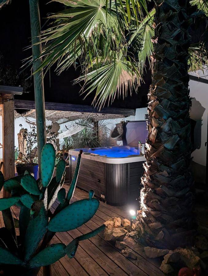 Location de vacances pour 9 personnes, avec piscine et jacuzzi ainsi que sauna et jardin à Langlade - 4