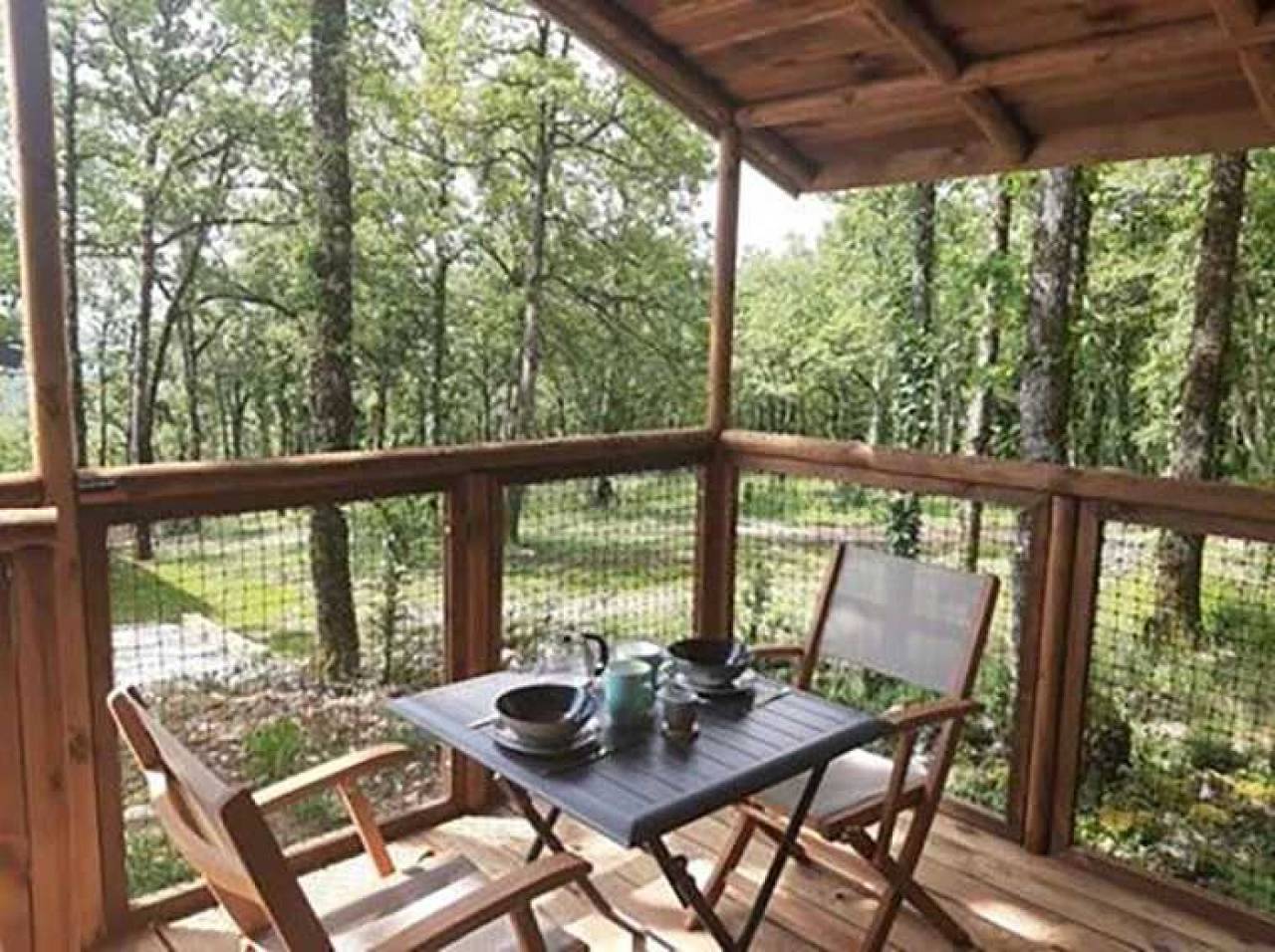 Cabane 3 étoiles - Piscine  - efchca in Saint-Cirq-Lapopie, Zentralmassiv