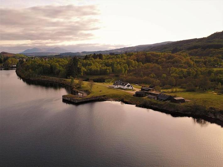 Ferienwohnung für 2 Personen, mit Garten und Seeblick sowie Ausblick in Fort Augustus