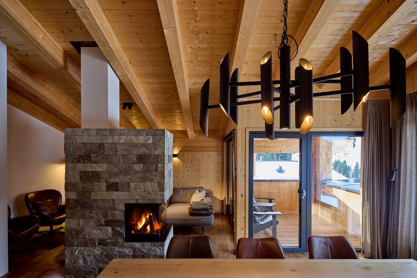 5806 Alm-Lodge sis Ski-in-out in Sankt Gallenkirch, Golm im Montafon