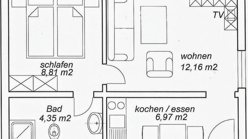 Bungalow für 2 Personen, mit Garten in Loddin - 2