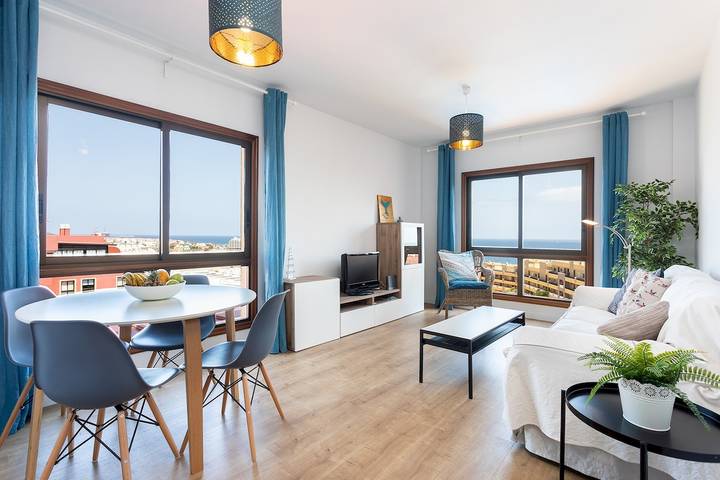 Apartamento para 4 personas, con piscina y terraza en El Médano