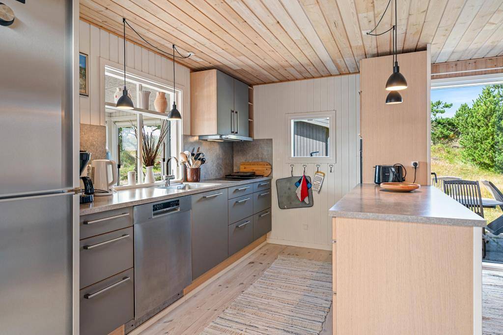 Ferienhaus in Skodbjerge nah am Meer und am Fjord mit Blick auf die Dünen in Skodbjerge, Hvide Sande