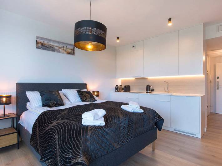 Ferienwohnung für 2 Personen, mit Balkon und Kinderpool sowie Sauna in Pobierowo - 4
