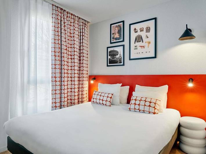 Appart’hôtel pour 3 personnes, avec Terrasse et Vue à Vanves