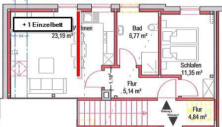 Ganze Wohnung, Ferienwohnung Bea 2 im 1. Og in Rabenkirchen-Faulück, Kappeln & Umgebung