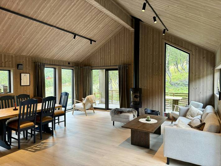 Moderne Hütte am Skarvatnet in Oppdal in Oppdal