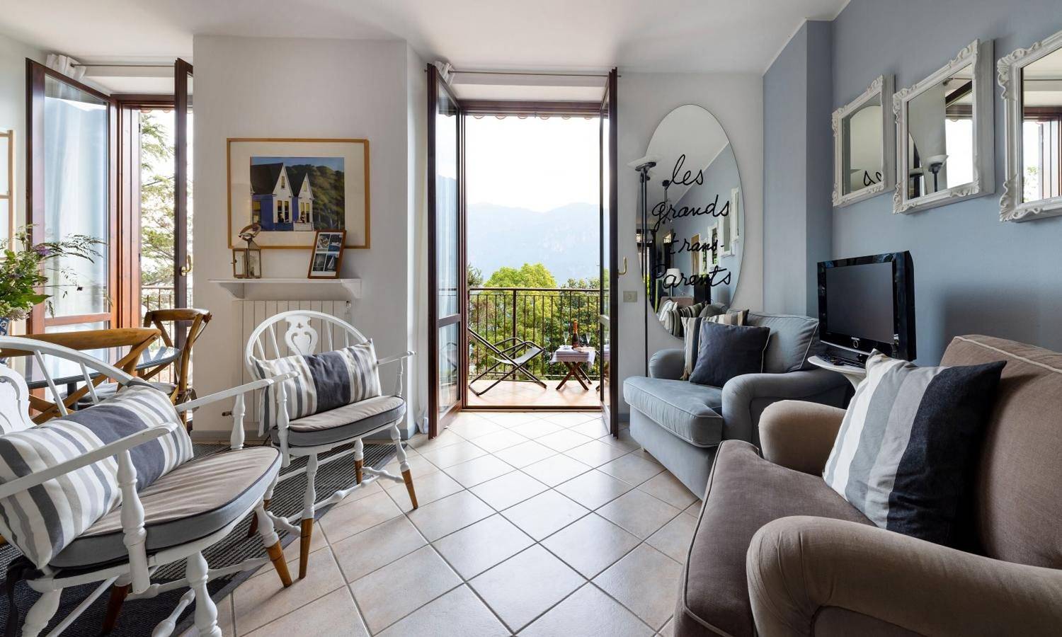 Ganze Wohnung, Apartment 'Bellagio Retreat' mit Seeblick, Wlan und Klimaanlage in Limonta (Oliveto Lario), Oliveto Lario