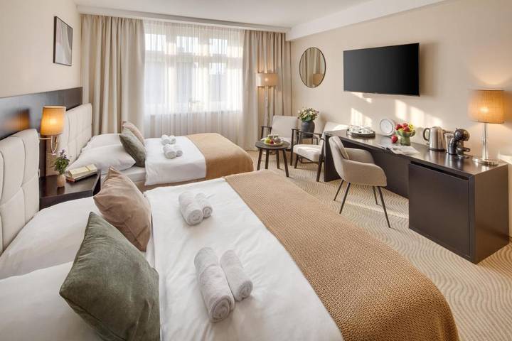 Apartahotel para 2 personas, Se admiten mascotas en Praga