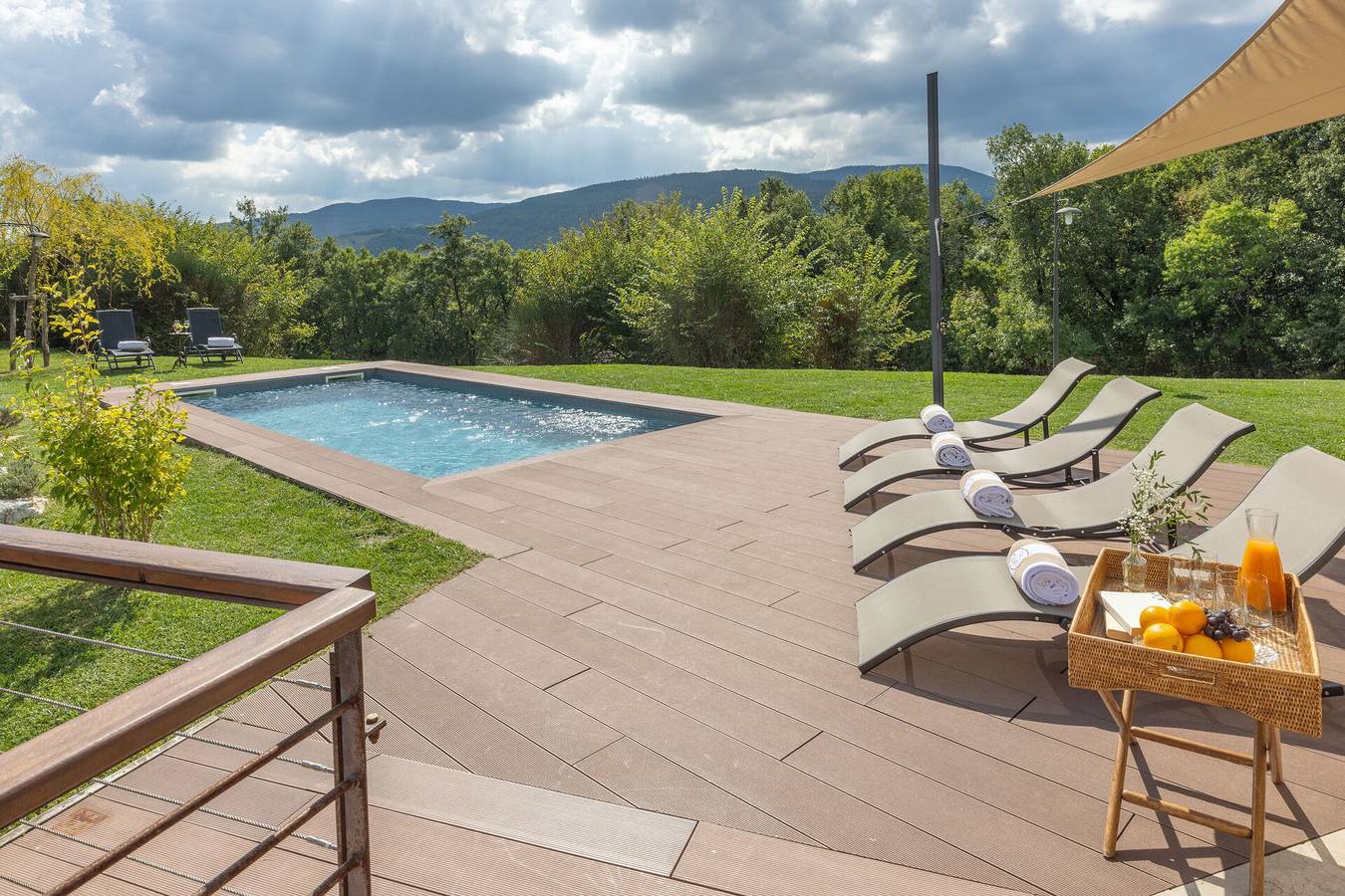 Villa Airone Tegoni, Pool, Radicondoli - Villa Airone della Tenuta di Tegoni in Radicondoli, Siena Provinz