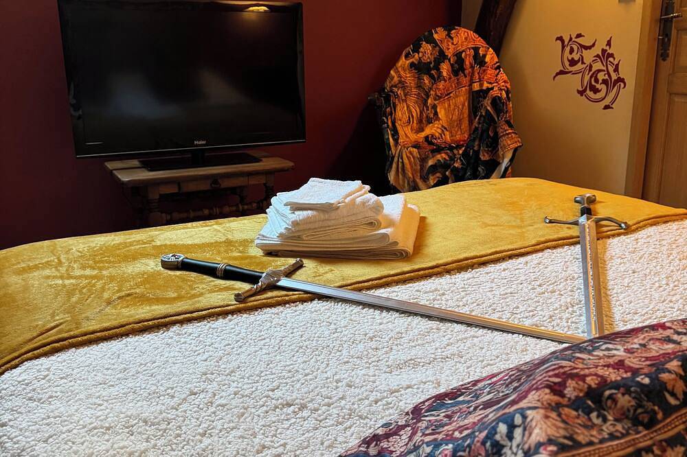 Logement à thème médiéval  ; demeure restaurée avec baignoire balnéothérapie in Sens, Yonne