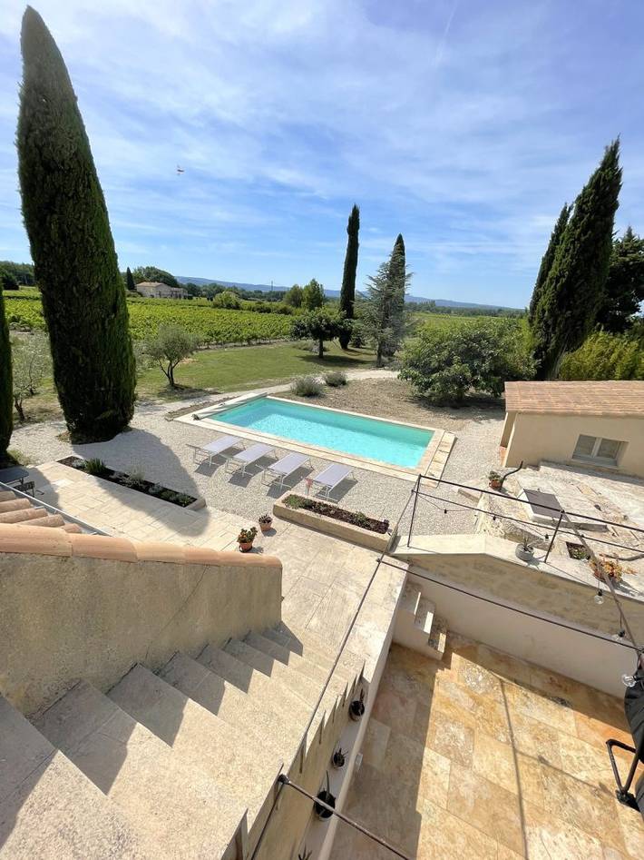 Gîte pour 6 personnes, avec jacuzzi et piscine ainsi que jardin et balcon à Caromb - 4