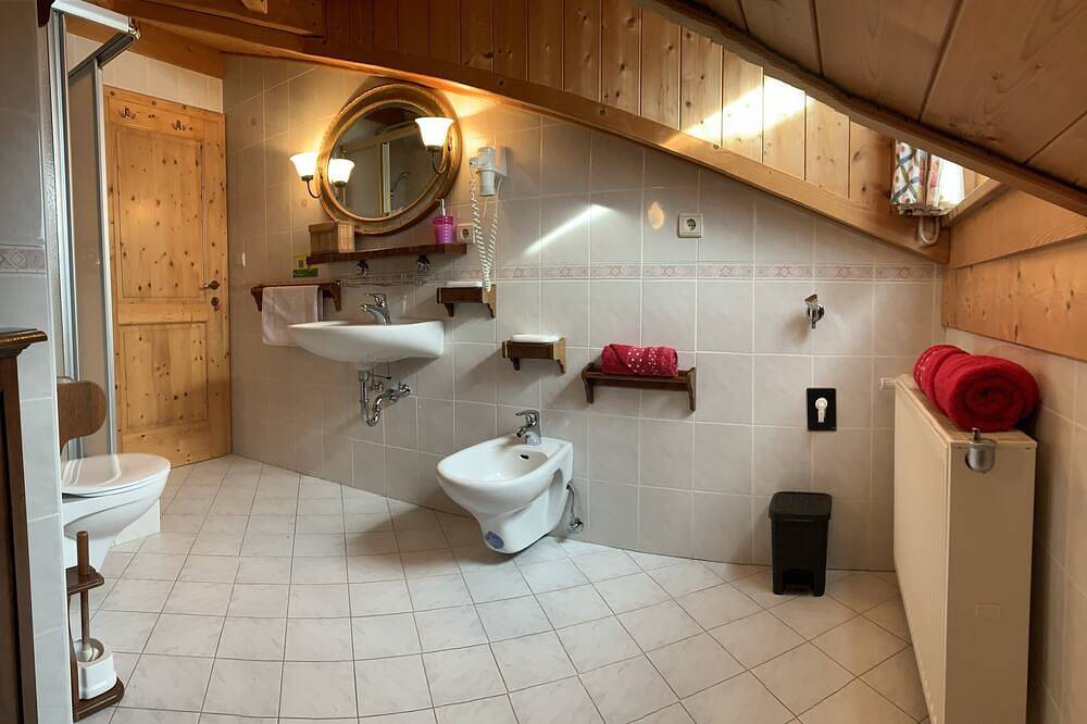 Entire apartment, Bachlaufen Haus – Panoramic Attic Apartment with 2 Bedrooms (50 sqm) in Sexten, Sexten Dolomites