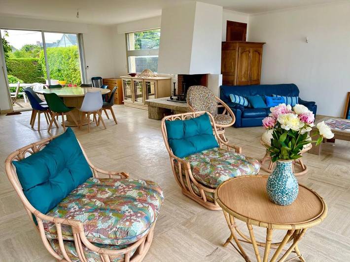 Location de vacances pour 10 personnes, avec vue et jardin dans Plage de La Fourberie - 2