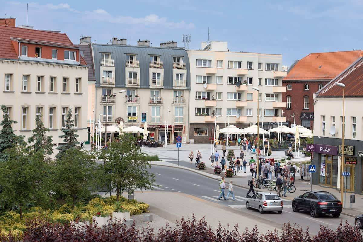 Hel lägenhet, Stylish Apartment in the Center | Balcony and Workspace in Świnoujście, Oderlagunen