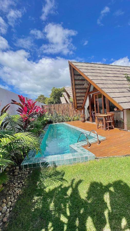 Casas e apartamentos de temporada para 2 pessoas, com piscina e vista e ainda jardim em São Miguel do Gostoso