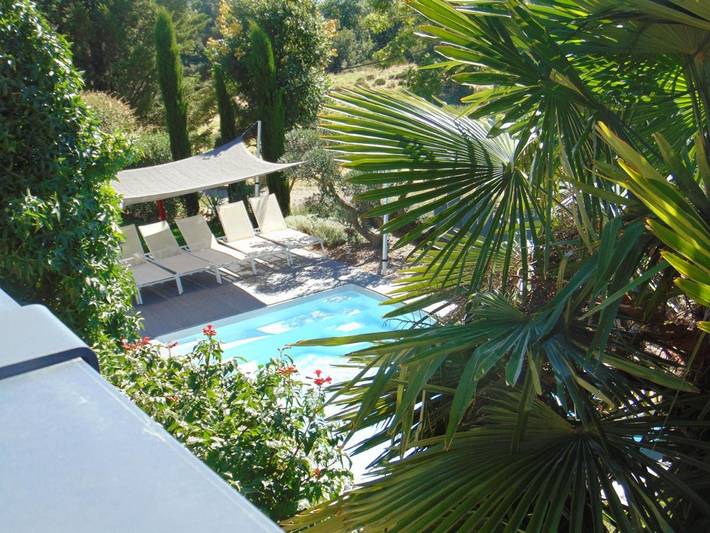 Maison d’hôte pour 5 personnes, avec Terrasse et Jardin ainsi que Piscine et Vue dans Privas (arrondissement)