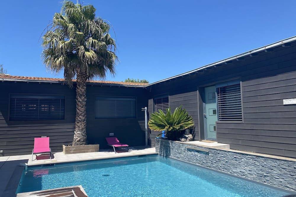 Angoulins mar / Chatelaillon casa de 42m2 con vistas al mar piscina terraza climatizada con barbacoa 2 dormitorios € 490 por semana disponible del 25 de mayo in Angoulins, Región de La Rochelle