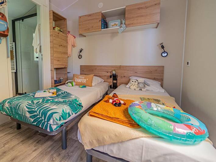 Camping  l'Océan  - Mobilheim 4 personen - Premium Jacuzzi in Brem-sur-Mer, Loire-Tal