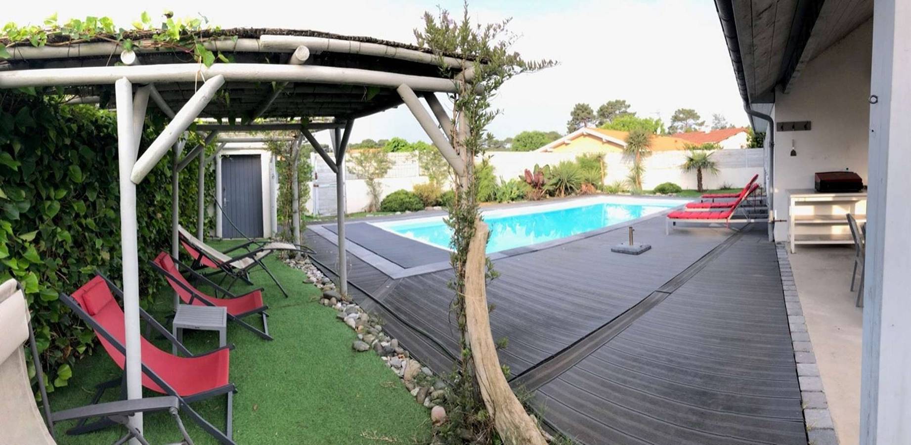 House with swimming-pool for 10/12 persons- Free Wifi in Capbreton, Côte d’Argent
