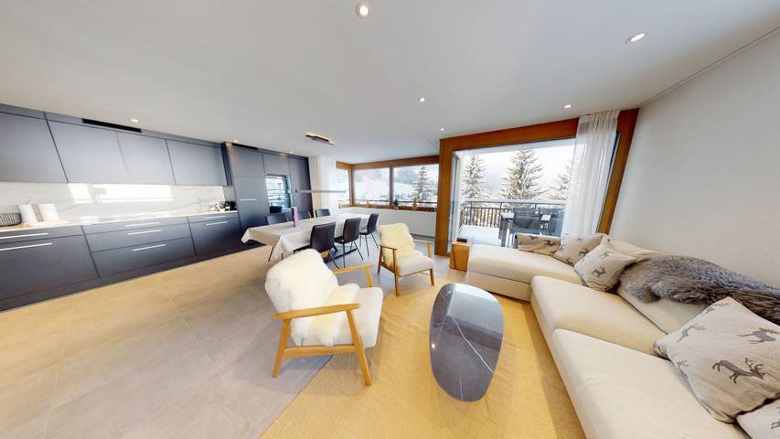 Gîte pour 6 personnes, avec balcon, adapté aux familles dans Lenzerheide - 2