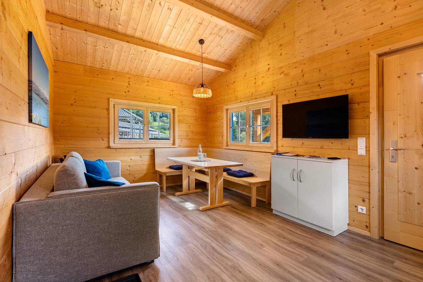 Chalet 'Morgentau' mit privater Terrasse und Wlan in Stockach, Landkreis Konstanz