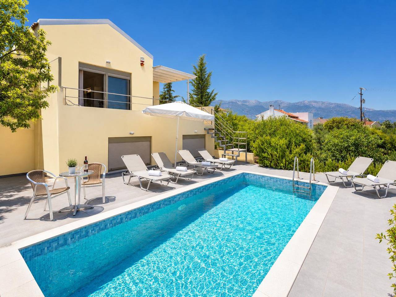 Villa für 7 Personen mit Terrasse in Xirosterni, Vamos