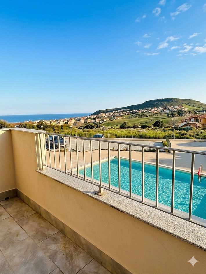 Ferienwohnung für 4 Personen, mit Balkon und Pool