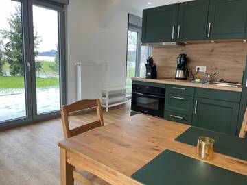 Ferienwohnung für 2 Personen, mit Terrasse und Garten sowie Ausblick in Reinhardtsdorf-Schöna