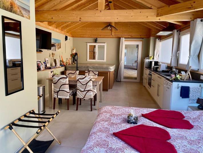 Appartement de vacances pour 2 personnes, avec Jacuzzi et Terrasse