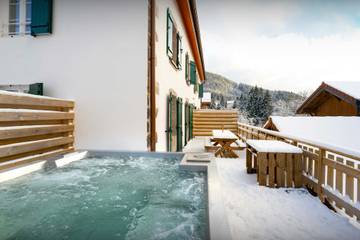 Chalet pour 10 personnes, avec jacuzzi ainsi que jardin et sauna à Gérardmer