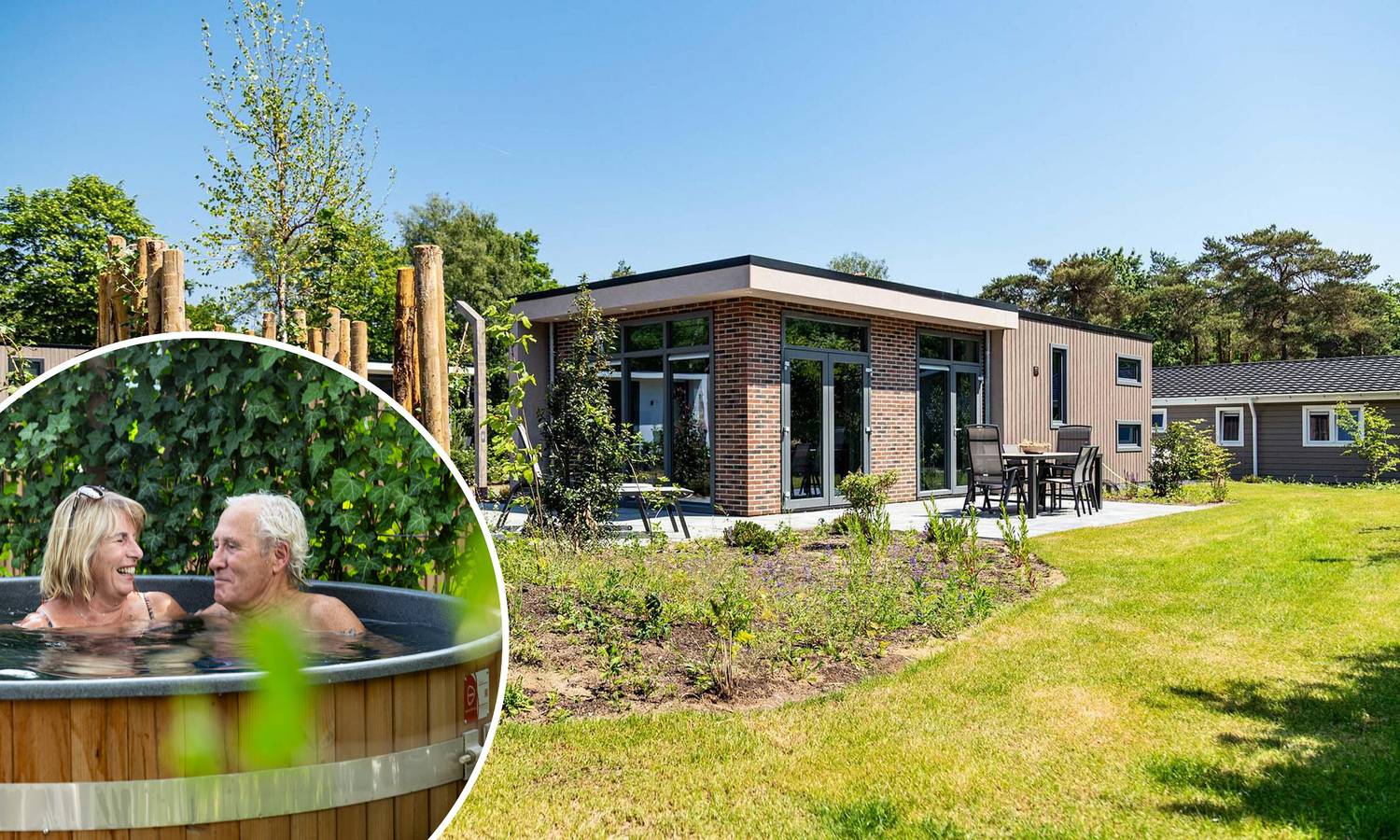 Bospark Ede — Module Special 6 personen Wellness (Hottub) in Ede, Hoge Veluwe