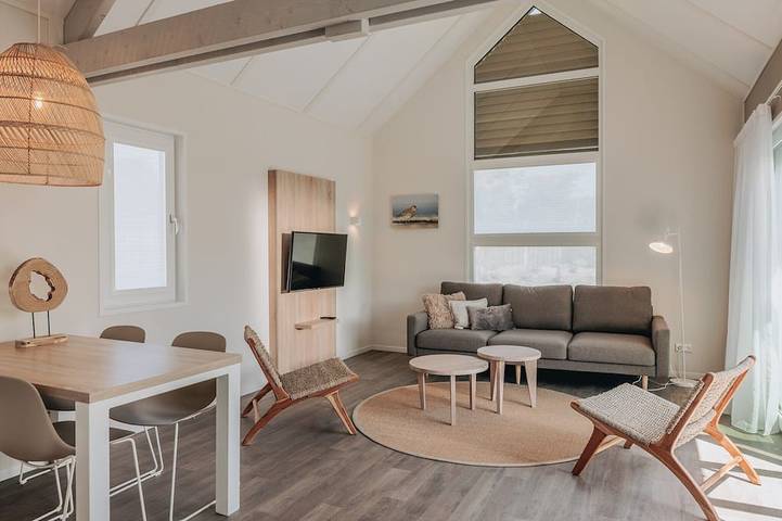 Lodge in Zeeland nahe Nieuwvliet Strand in Nieuwvliet, Zeeuwse Kust