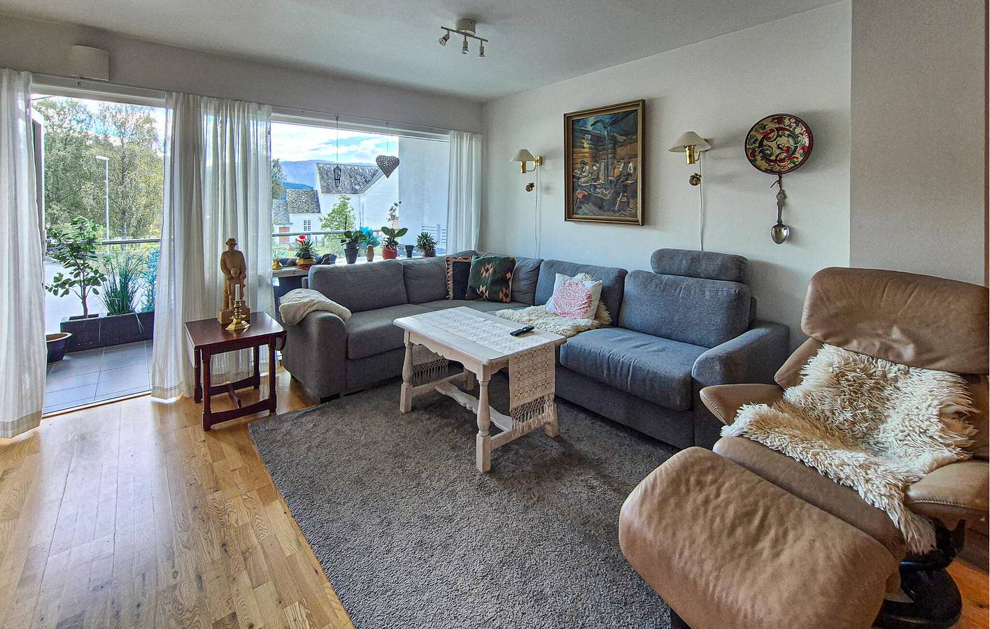 Ganze Ferienwohnung, Ferienwohnung für 4 Personen mit Terrasse in Hardangerfjord