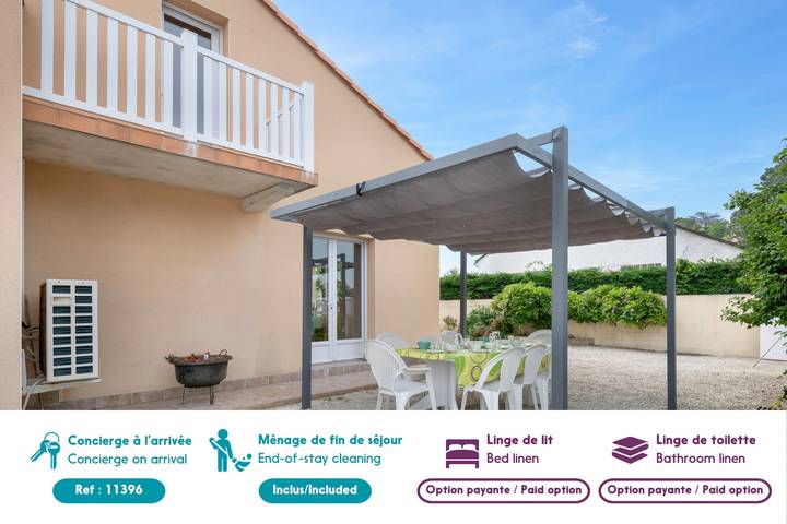 Location de vacances pour 10 personnes, avec jardin et balcon à La Plaine-sur-Mer - 2
