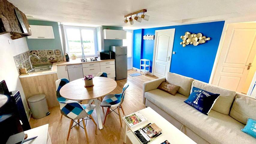 Maison de vacances pour 4 personnes, avec jardin ainsi que vue et terrasse